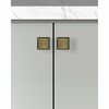 Sapphire Accent Series 1-1/4 in. Modern Medium Aged Bronze Square Cabinet Knob, 10PK SP-1071-K-MAB-10